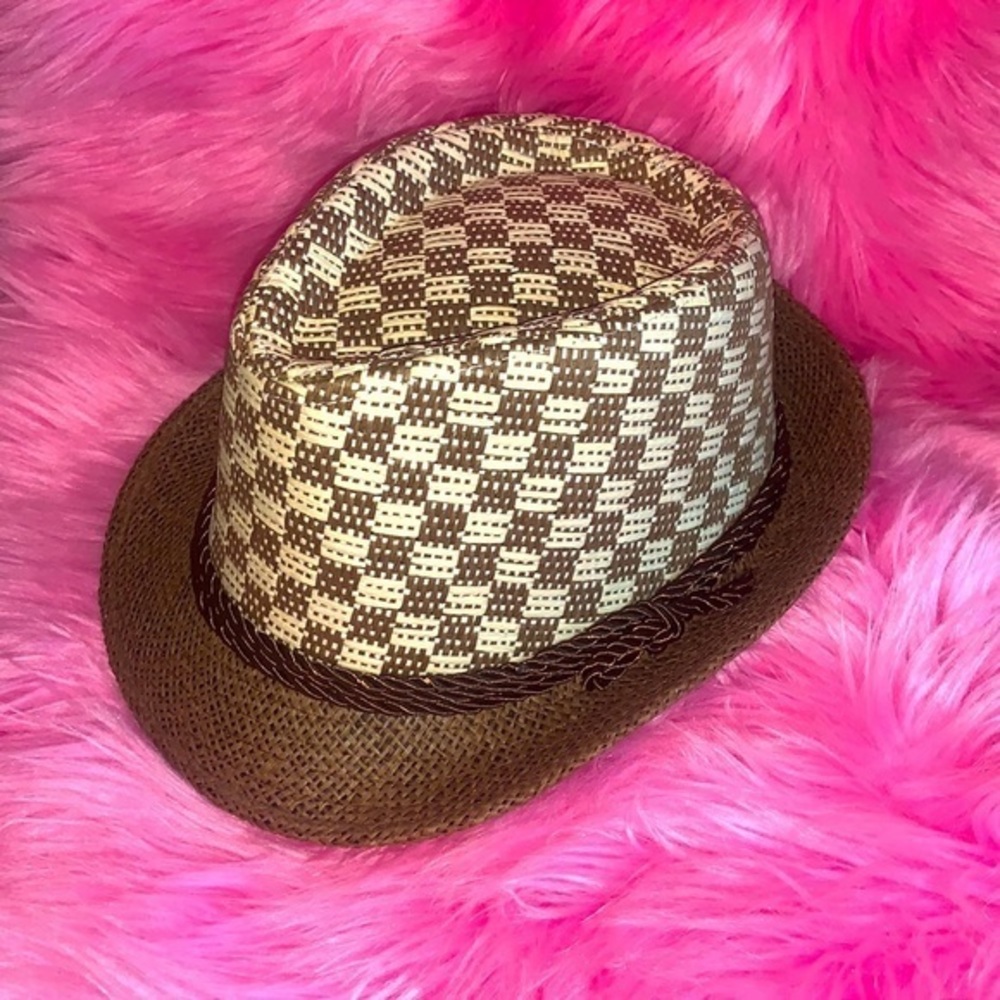 FEDORA HAT STYLISH COMBO OF TWO HATS Chess not checkers fedora…